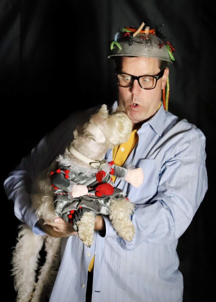Oh Shoot! Photography captured a man with a dog during a Holloween event